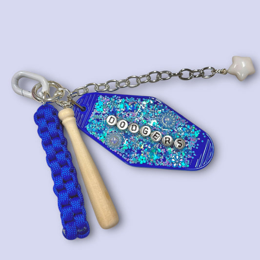 dazzling dodger bag charm