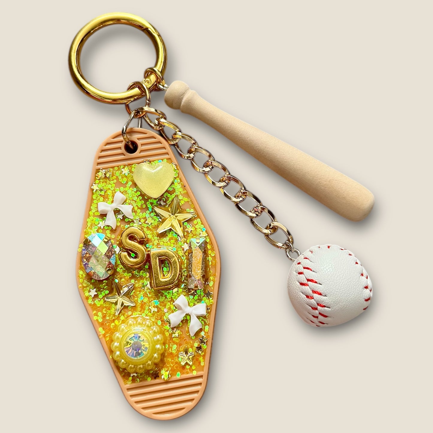 play ball bag charm
