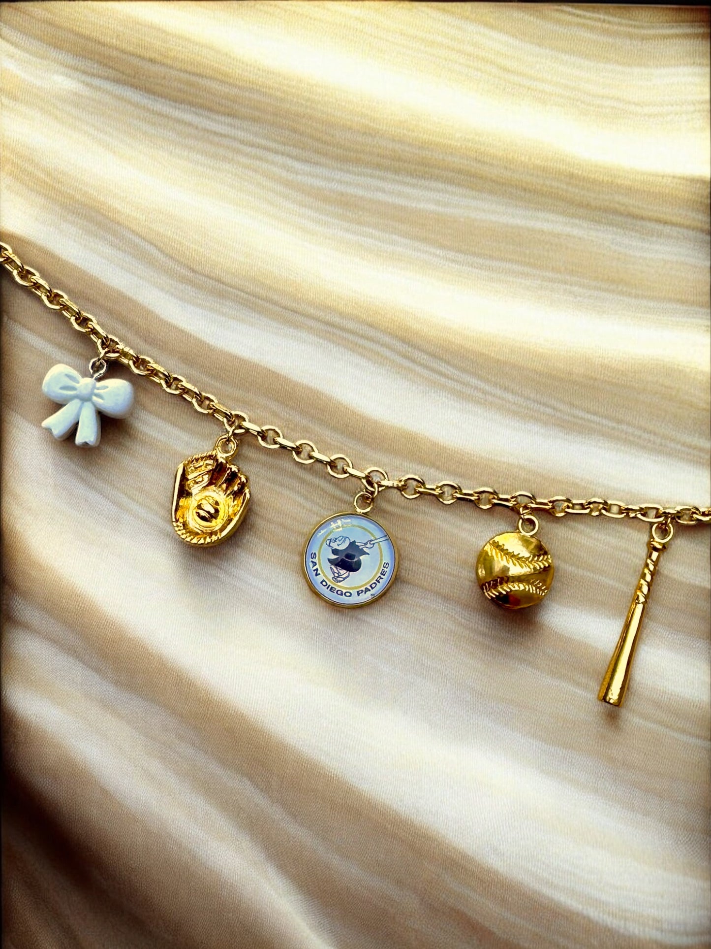 CUSTOM charm bracelet - chain