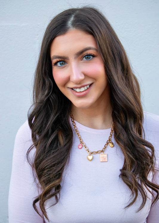 san diego girly charm necklace