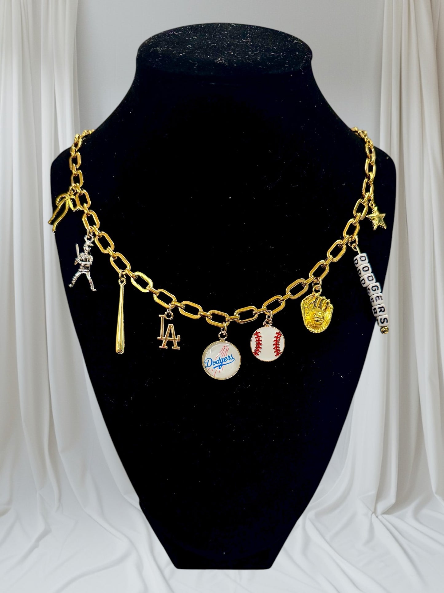 CUSTOM sports charm necklace