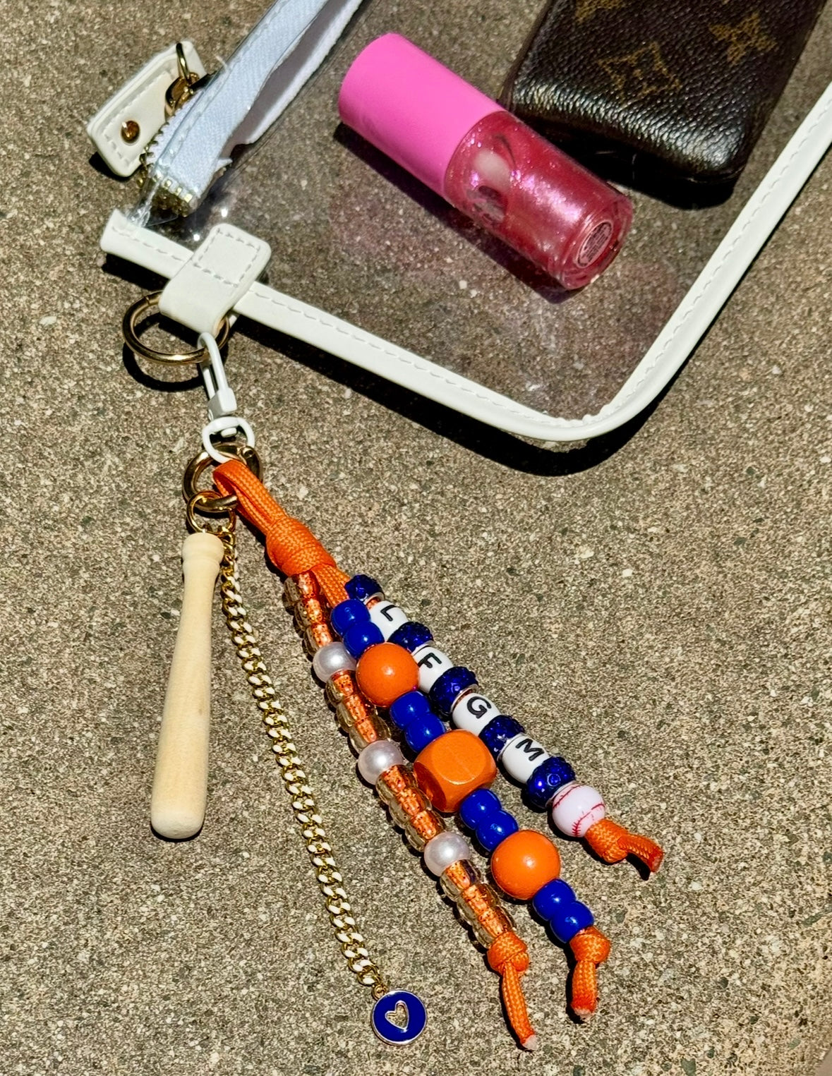 lfg Mets bag charm
