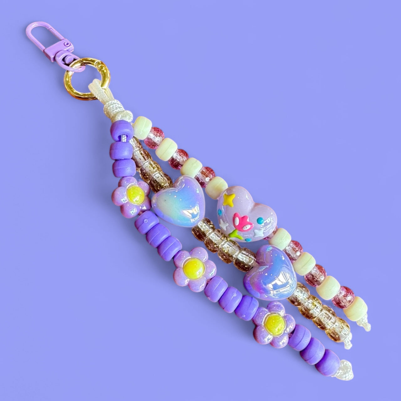 purple magic bag charm