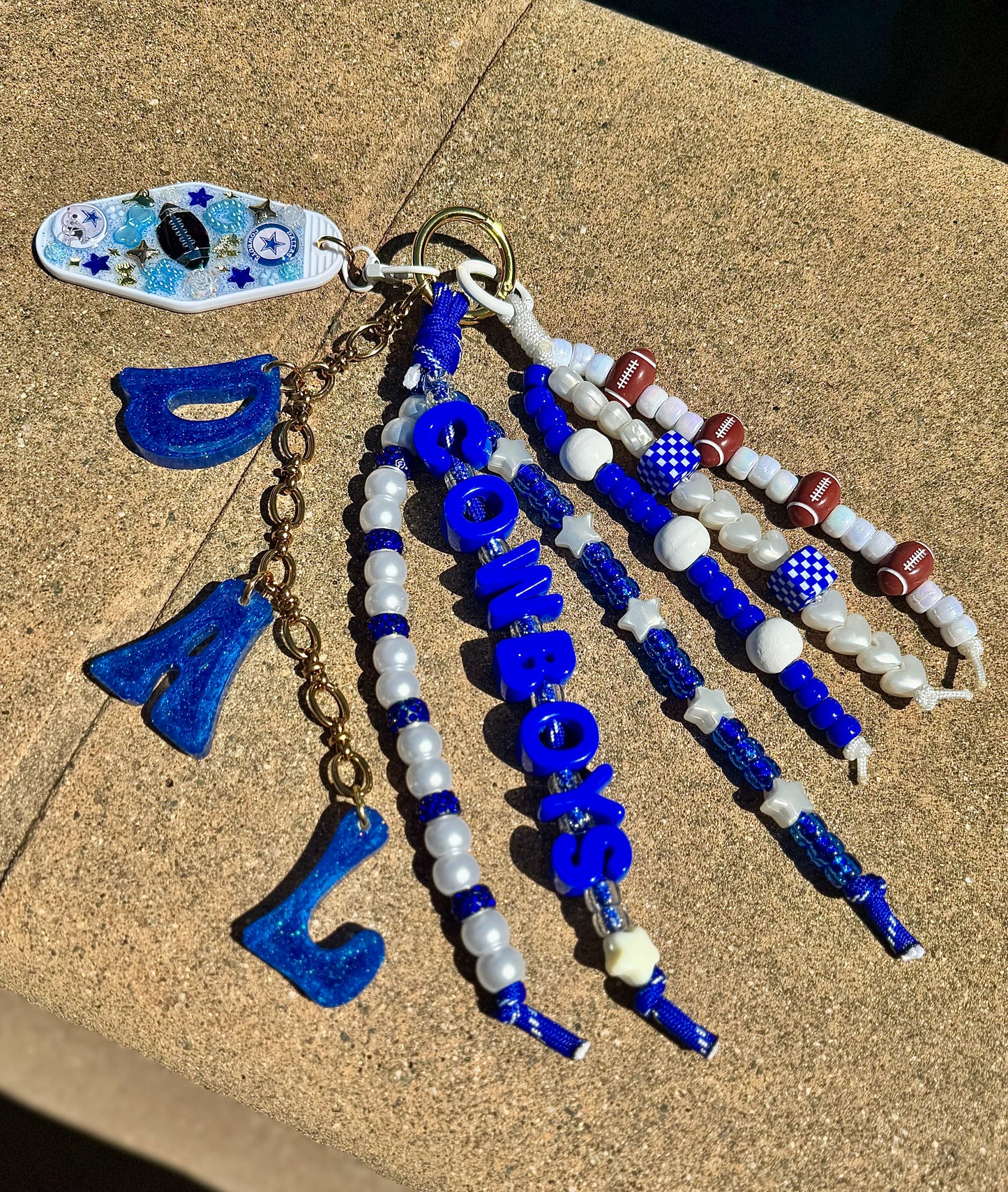 CUSTOM bag charm/keychain DELUXE