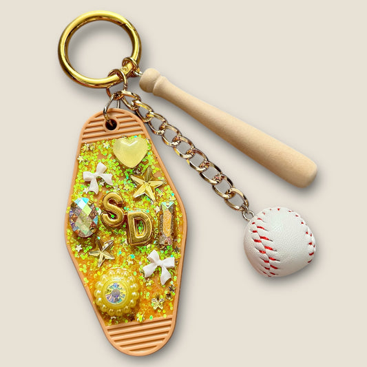 play ball bag charm