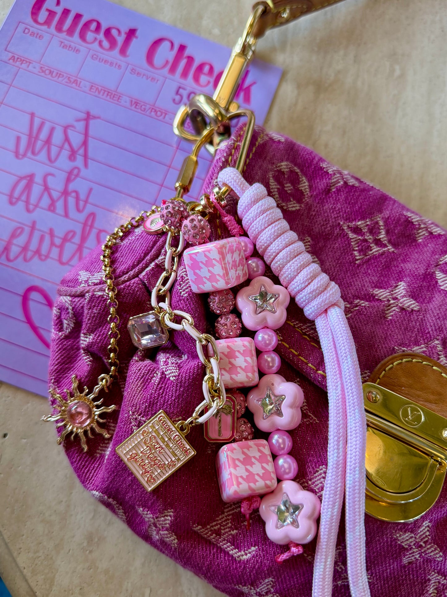 san diego girly bag charm
