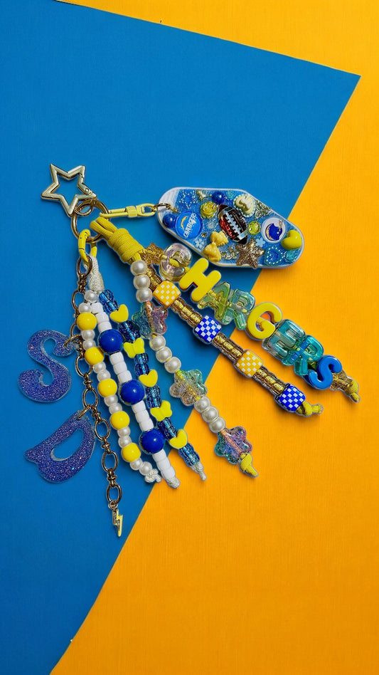 CUSTOM bag charm/keychain DELUXE