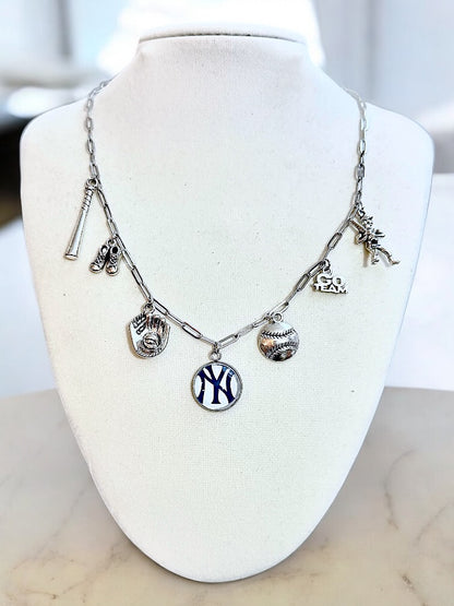 CUSTOM sports charm necklace