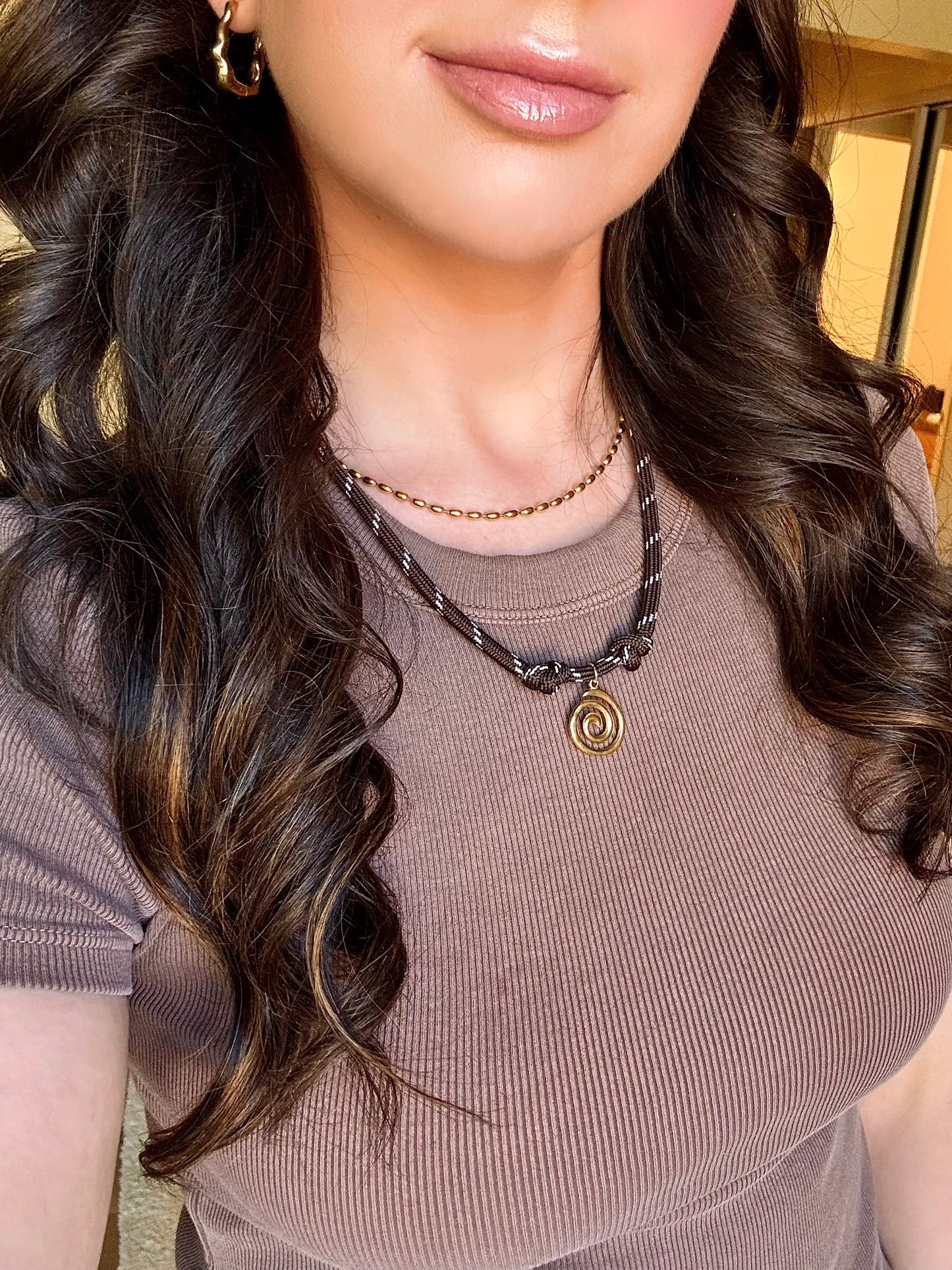 CUSTOM paracord charm necklace