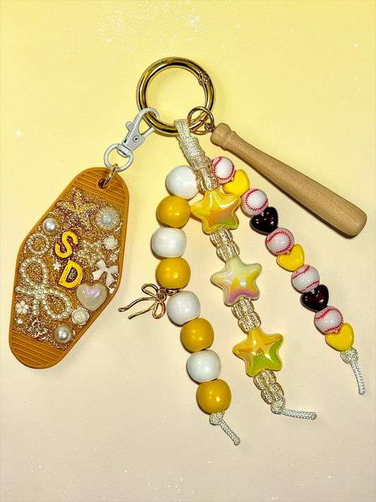 SD keytag bag charm