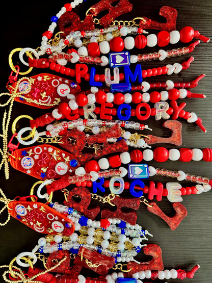 CUSTOM bag charm/keychain DELUXE