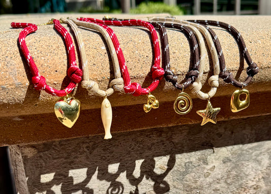 CUSTOM paracord charm necklace
