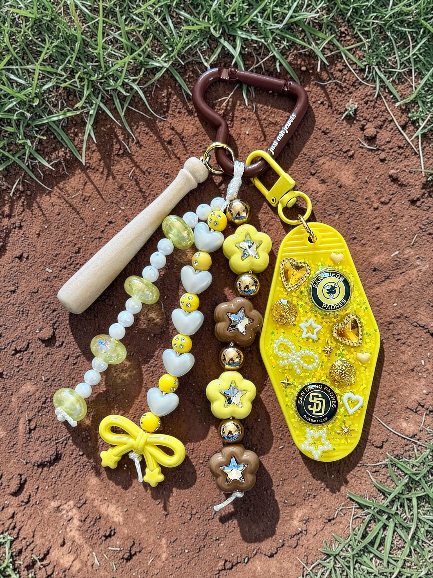 PADRES keytag bag charm