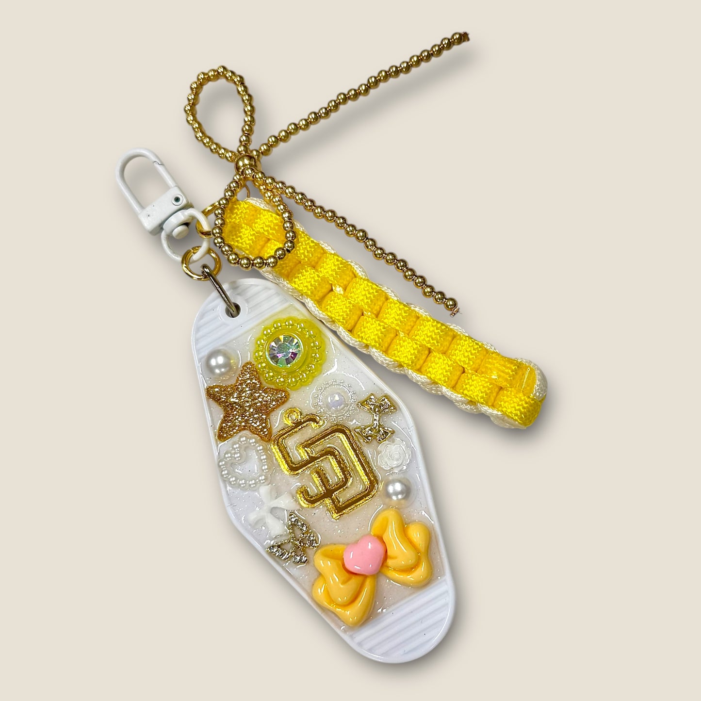 SD sparkle bag charm