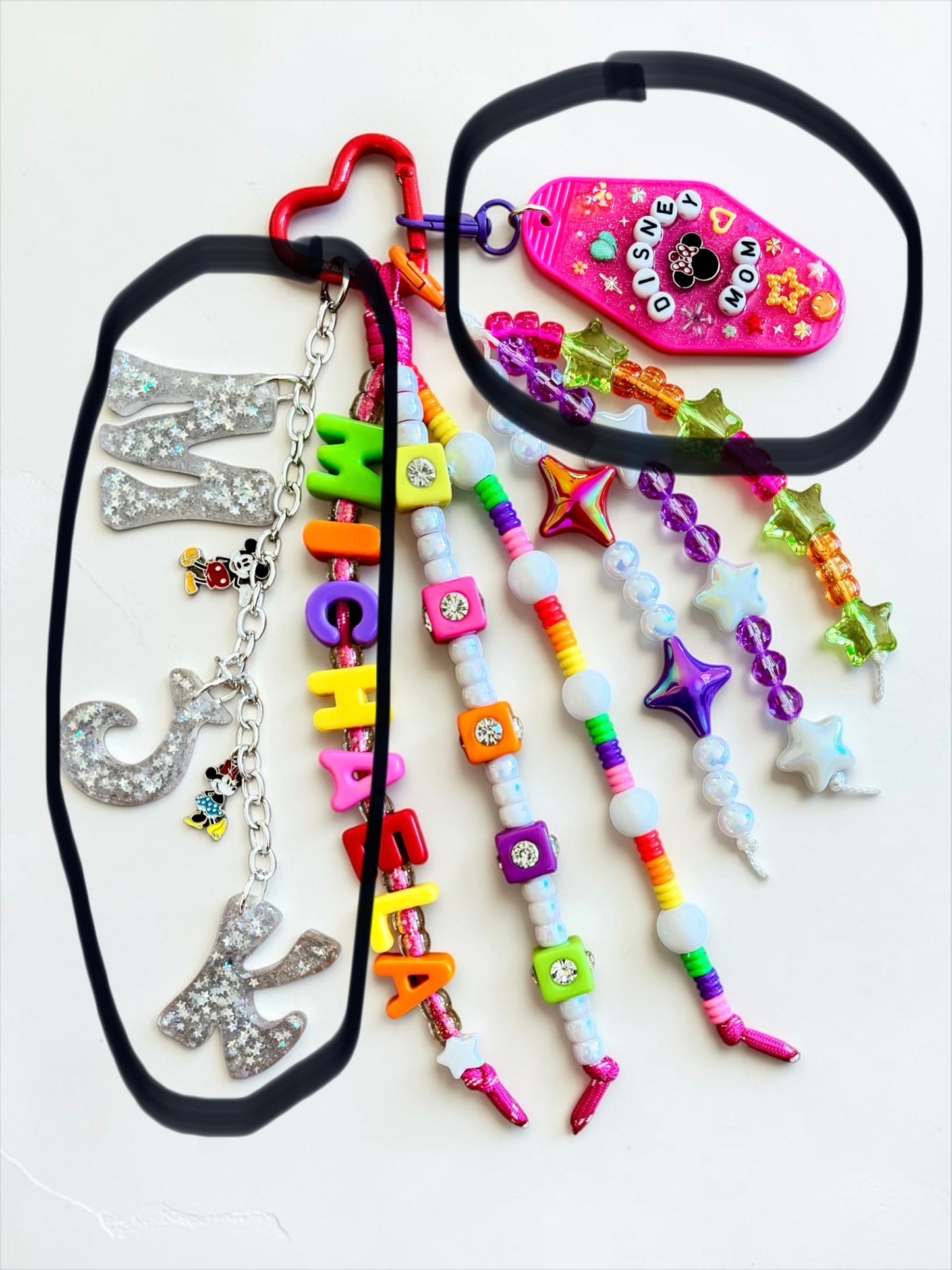 CUSTOM bag charm/keychain LARGE