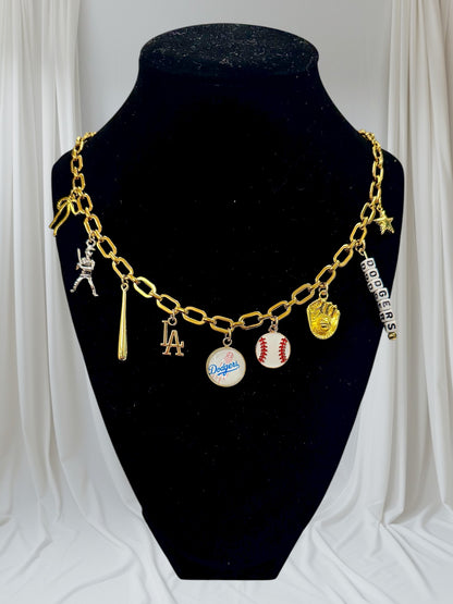 CUSTOM sports charm necklace