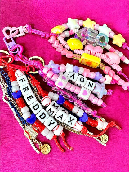 CUSTOM bag charm/keychain