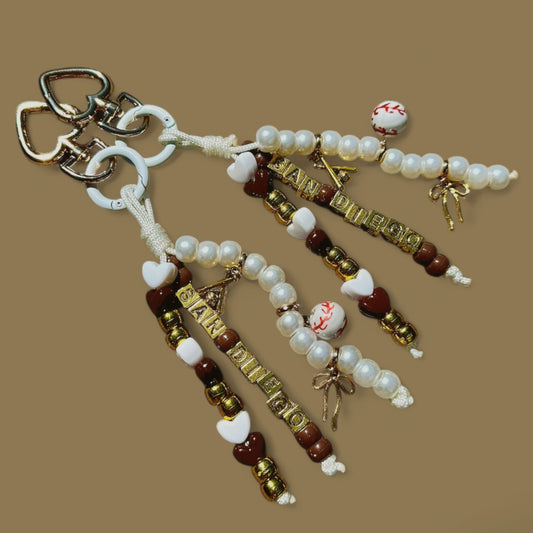 golden gal bag charm